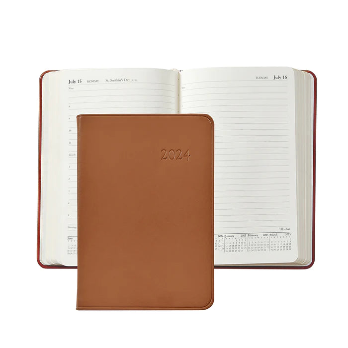 2024 Daily Journal - British Tan Traditional Leather