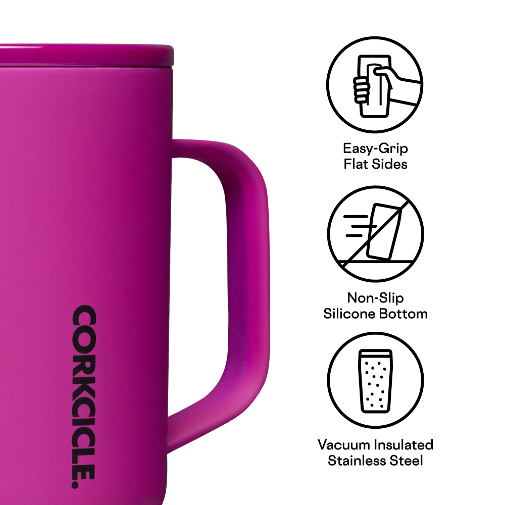 Corkcicle - Neon Lights Coffee Mug