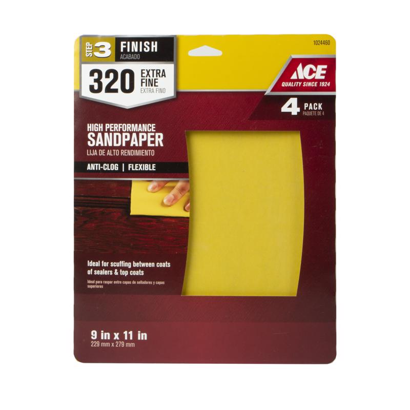 Ace 320 Grit Extra Fine All Purpose Sandpaper