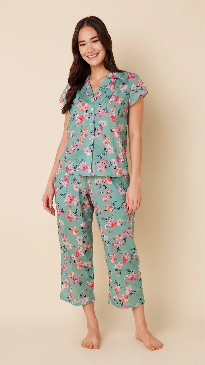 The Cat's Pajamas - Ami Voile Capri Pajama Set