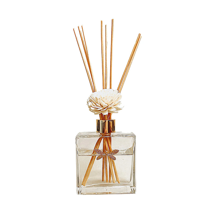 Dragonfly Fragrances - Wood Flower and Reeds Diffuser - White Fig + Moss