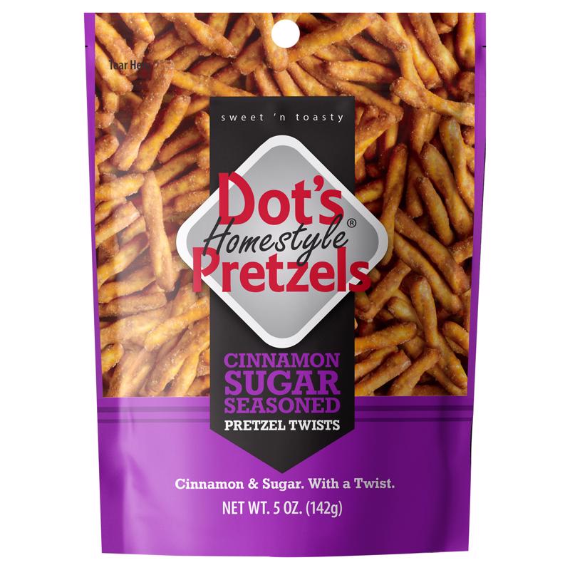Dot's Pretzels - Cinnamon Sugar Seasoned - 5 oz.