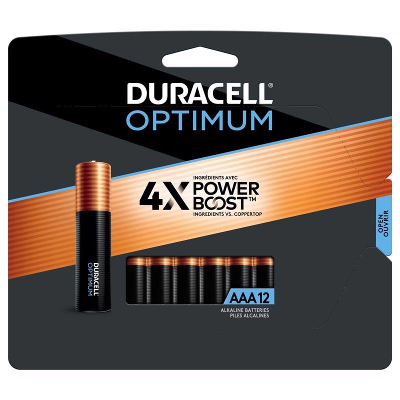 Duracell Optimum AAA Batteries - 12 pk