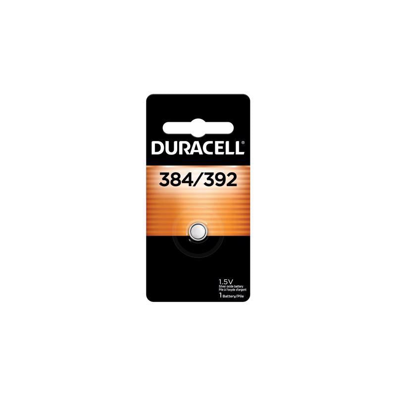 Duracell Silver Oxide 384/392 Electronic/Thermometer/Watch Battery
