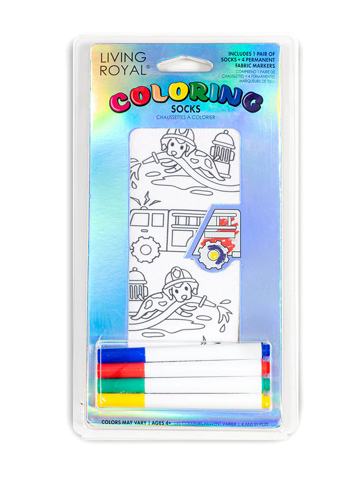 Kid's Coloring Socks - Assorted