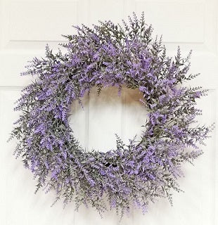 Lavender Blooms Wreath