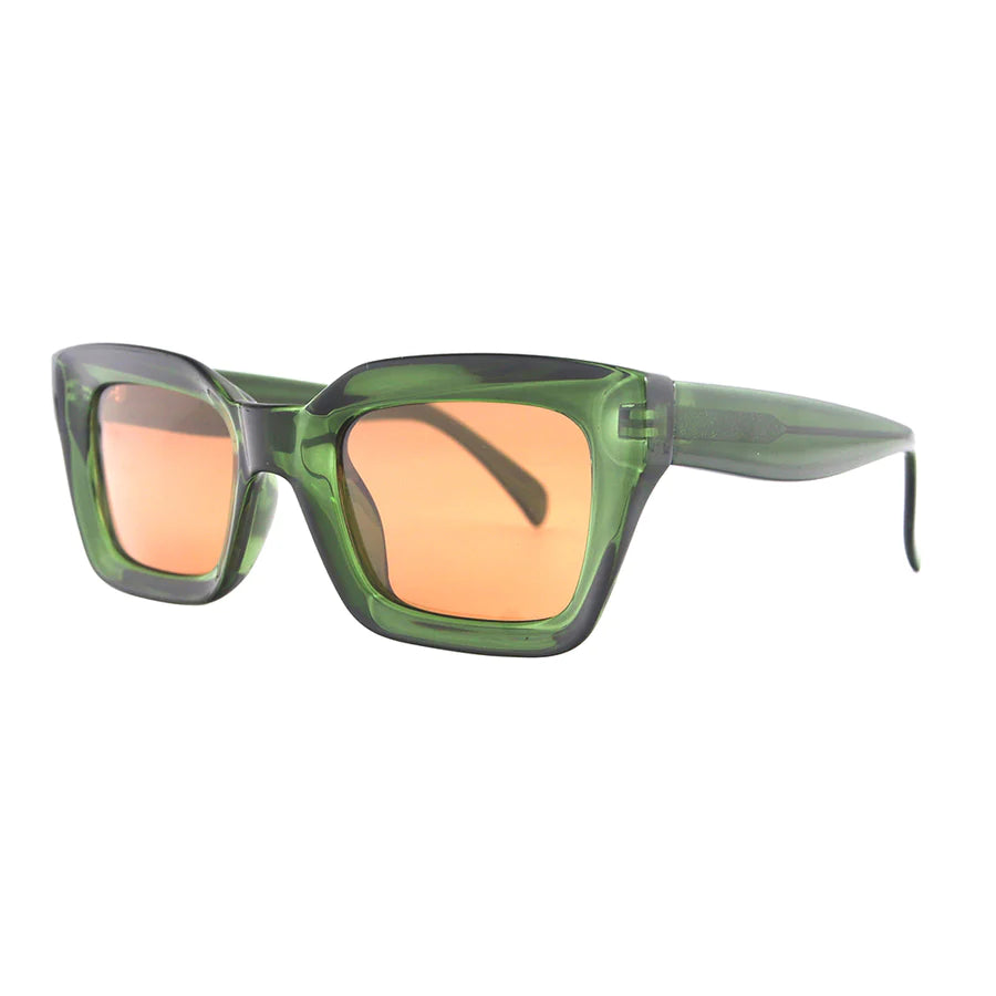 Ryan Simkhai Eyeshop Dylan Sunglasses Crystal Clear Green  display picture 1