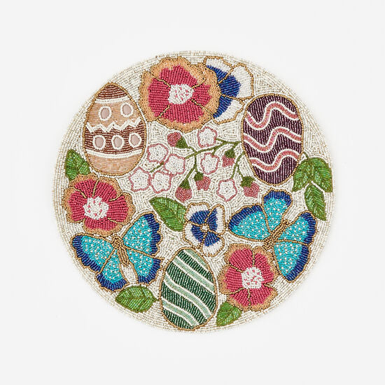 Beaded Easter Egg Placemat Sunset & Co.