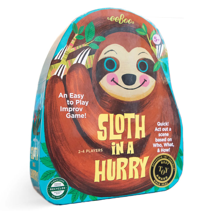 eeBoo - Sloth in a Hurry Spinner Game