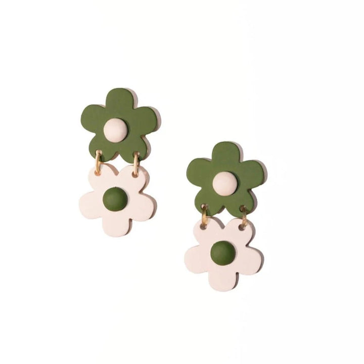 Sunshine Tienda - Stacked Flower Earrings