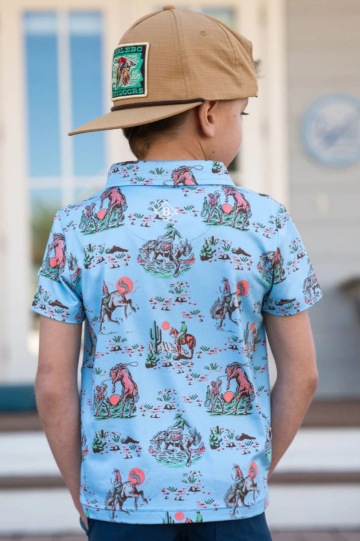 Burlebo - Cowboy Up Kid's Polo Shirt
