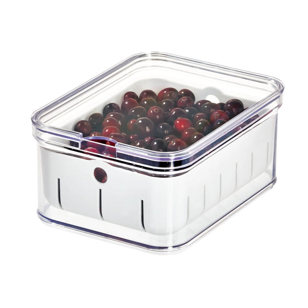 Sterilite 18 Gallon Tote Box Plastic, Berry Bright 