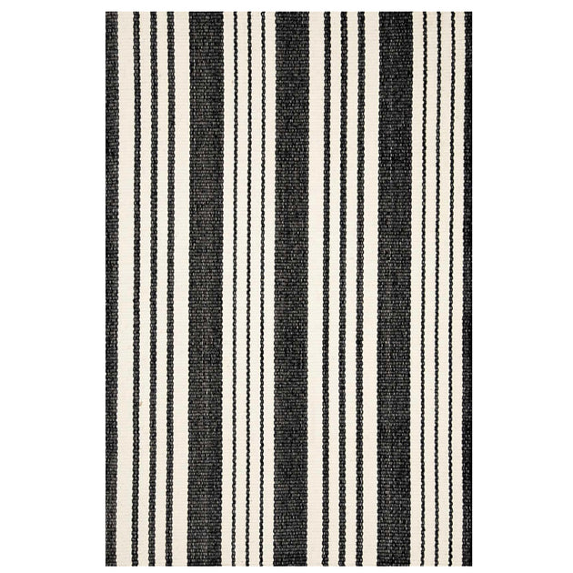 Dash & Albert Birmingham Black Indoor/Outdoor Rug 2x3 Sunset & Co.