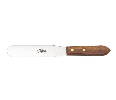 Ateco Wooden Handle Icing Spatula, 6in