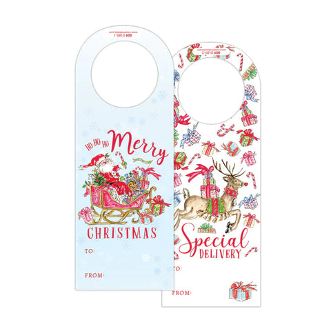 This Gift Sleighs Gift Tags Cute Christmas Gift Tags for Presents and Gift  Bags Colorful Christmas Tags Set of 8 Tags With String 