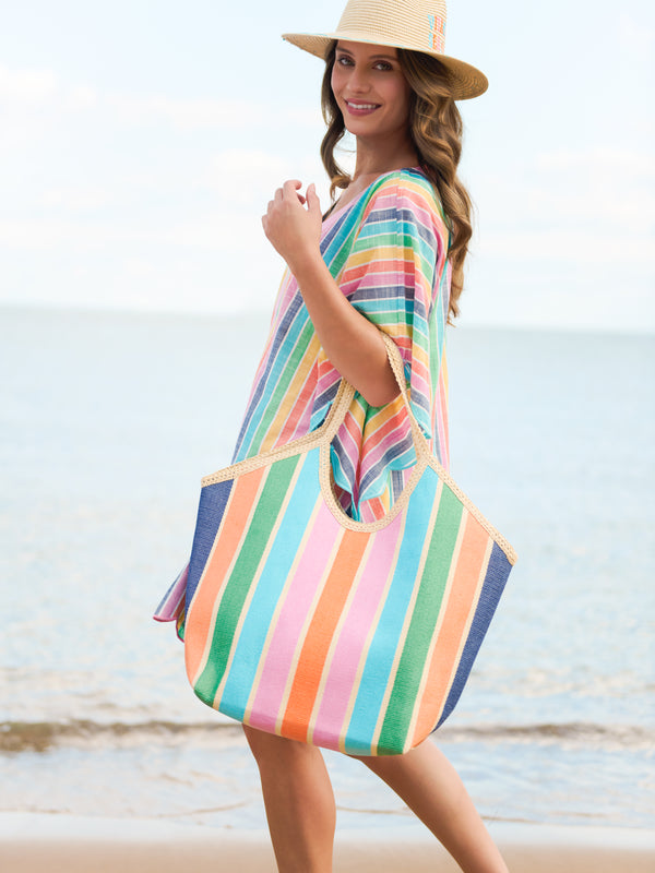 Shiraleah Multi Color Capri Tote