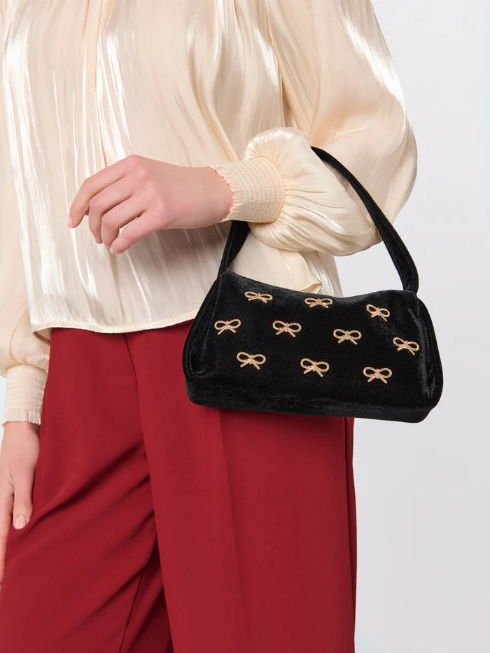 Shiraleah Black Natalie Shoulder Bag