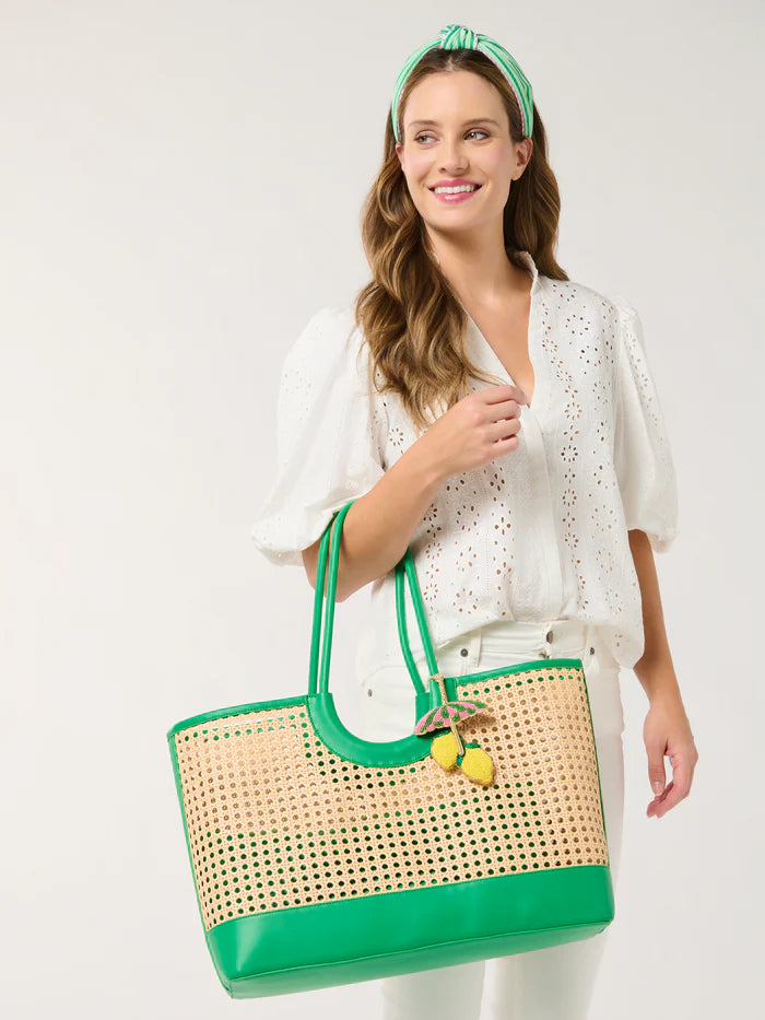 Shiraleah Green Lyra Tote