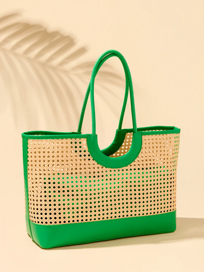 Shiraleah Green Lyra Tote