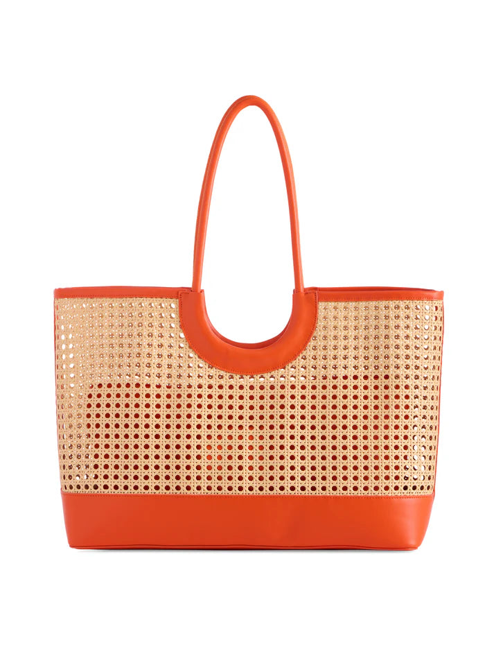 Shiraleah Orange Lyra Tote