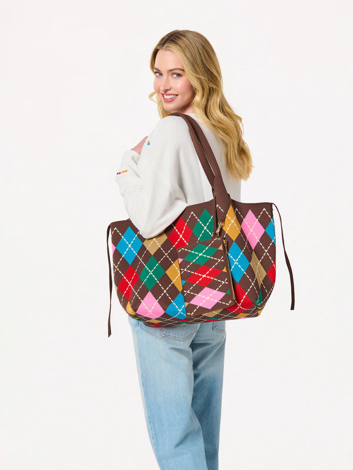 Shiraleah Robbie Argyle Tote