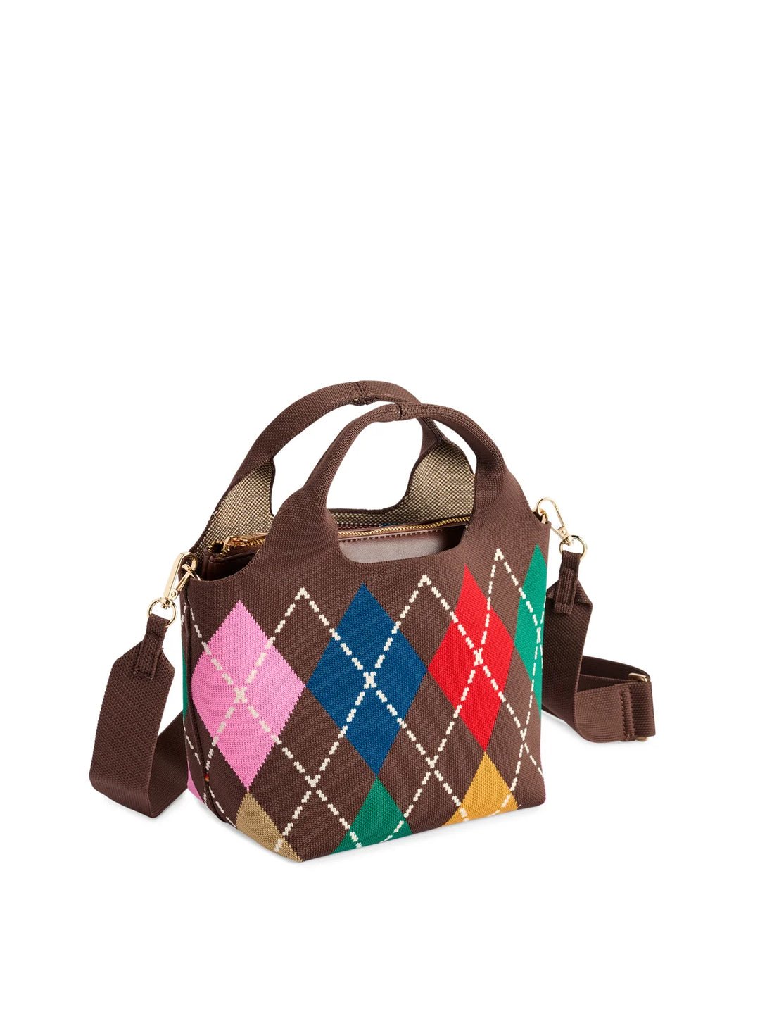 Shiraleah Robbie Argyle Mini Tote