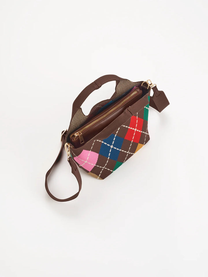 Shiraleah Robbie Argyle Mini Tote