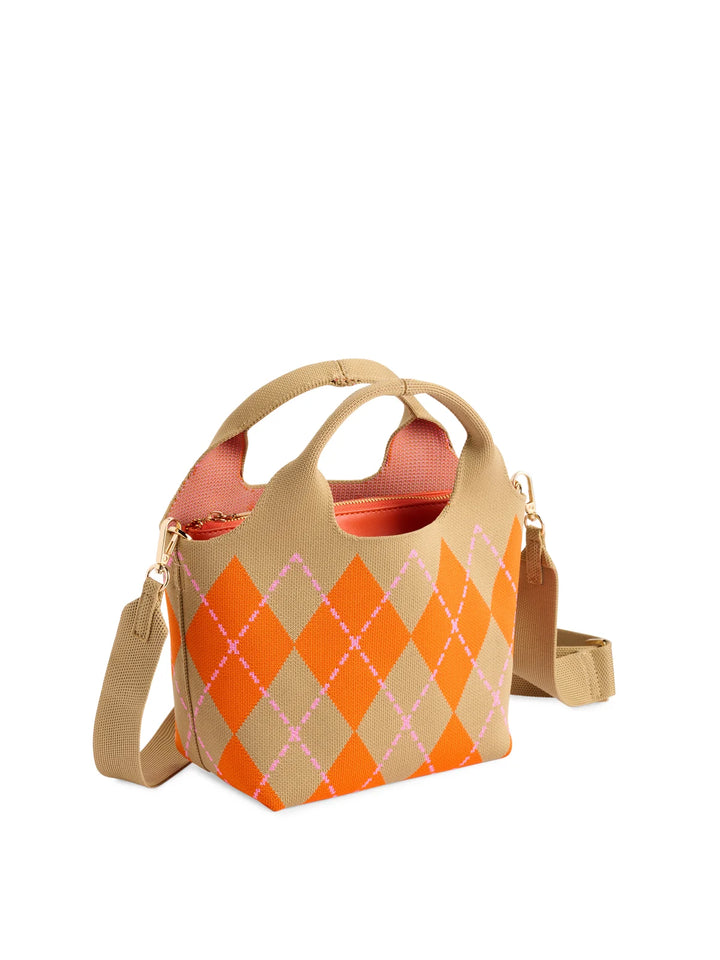 Shiraleah Robbie Argyle Mini Tote