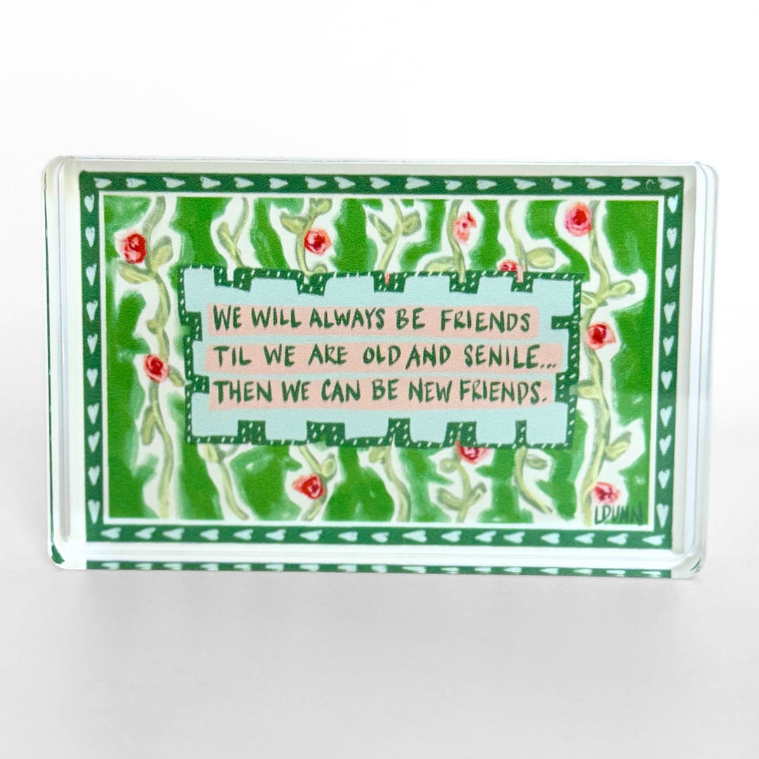 Lauren Dunn New Friends Acrylic Block