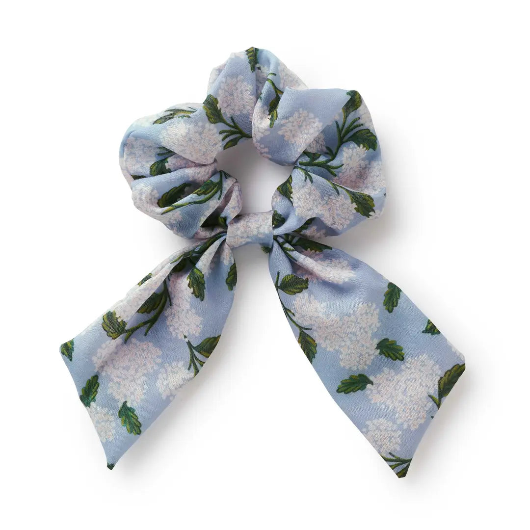 Rifle Paper Co. Blue Hydrangea Scrunchie