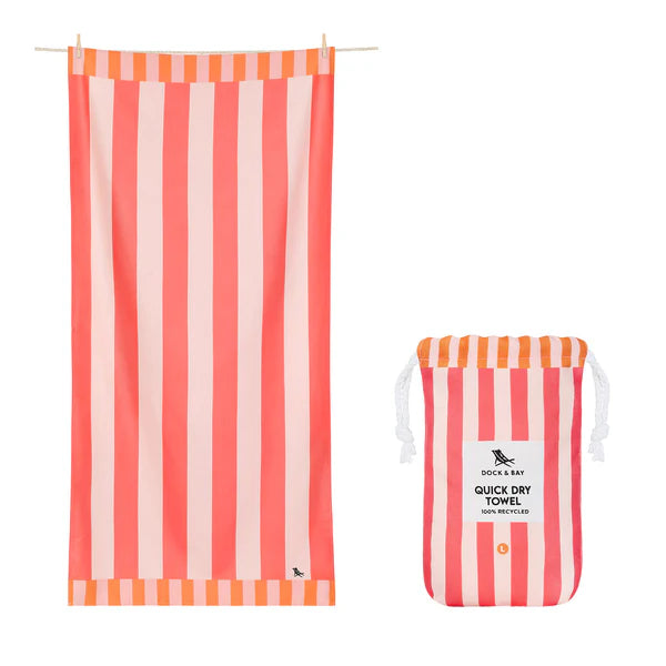 Dock & Bay Raspberry Road Quick Dry Towel