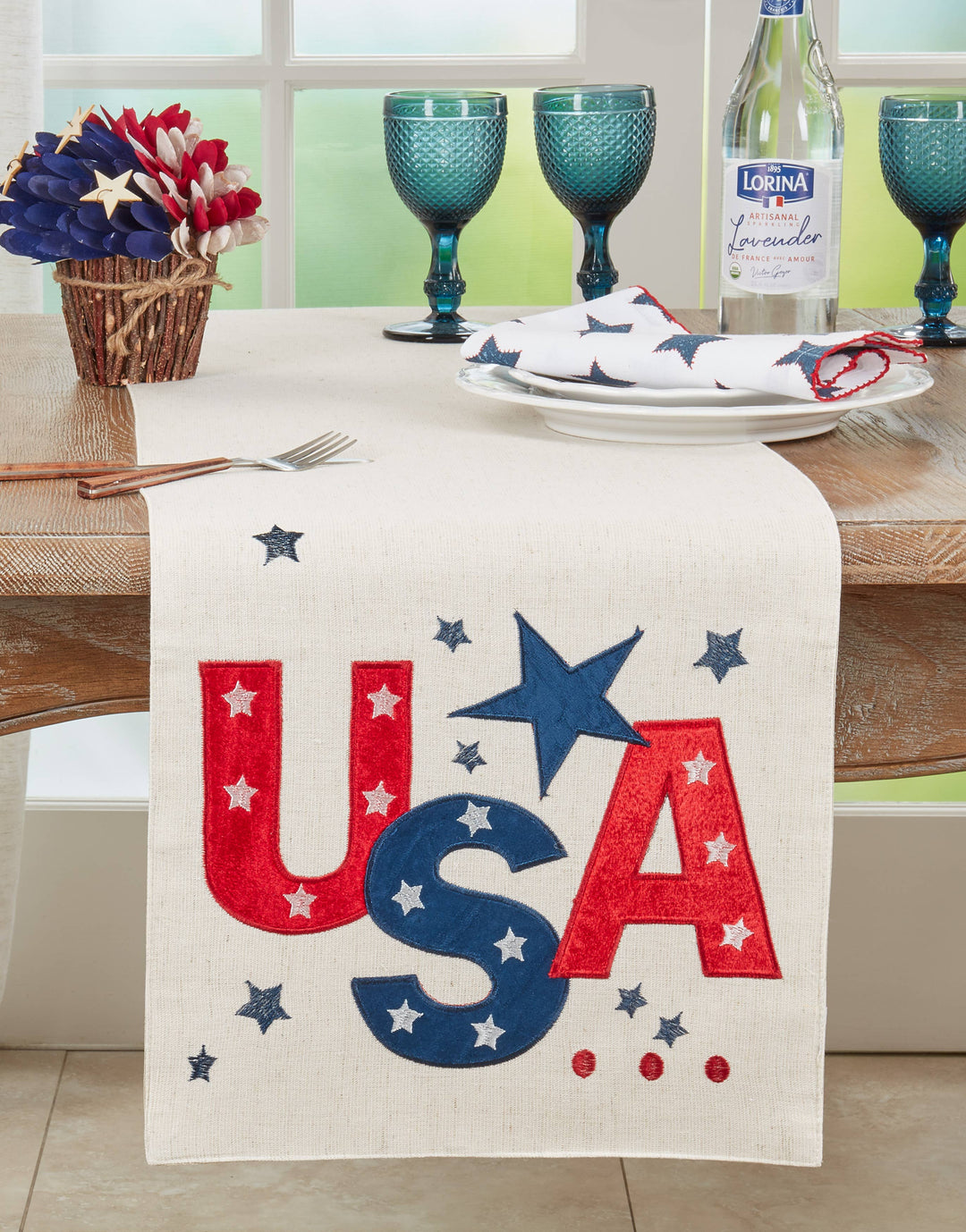 USA Stars Table Runner