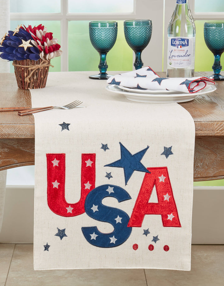 USA Stars Table Runner
