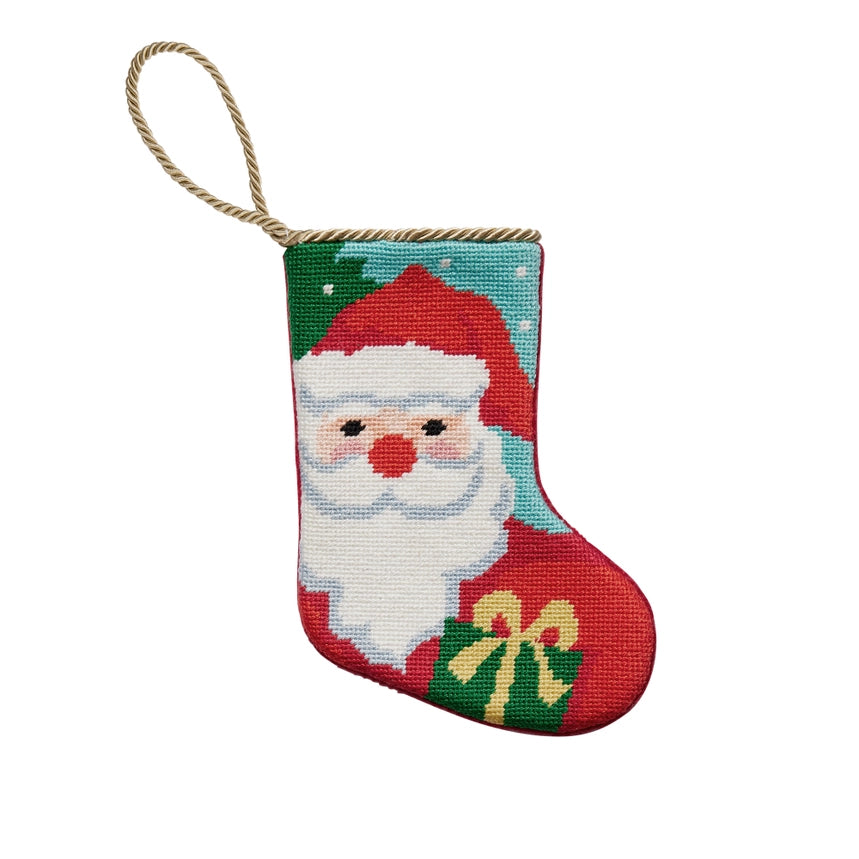Peking Handicrafts Embroidered Mini Stocking