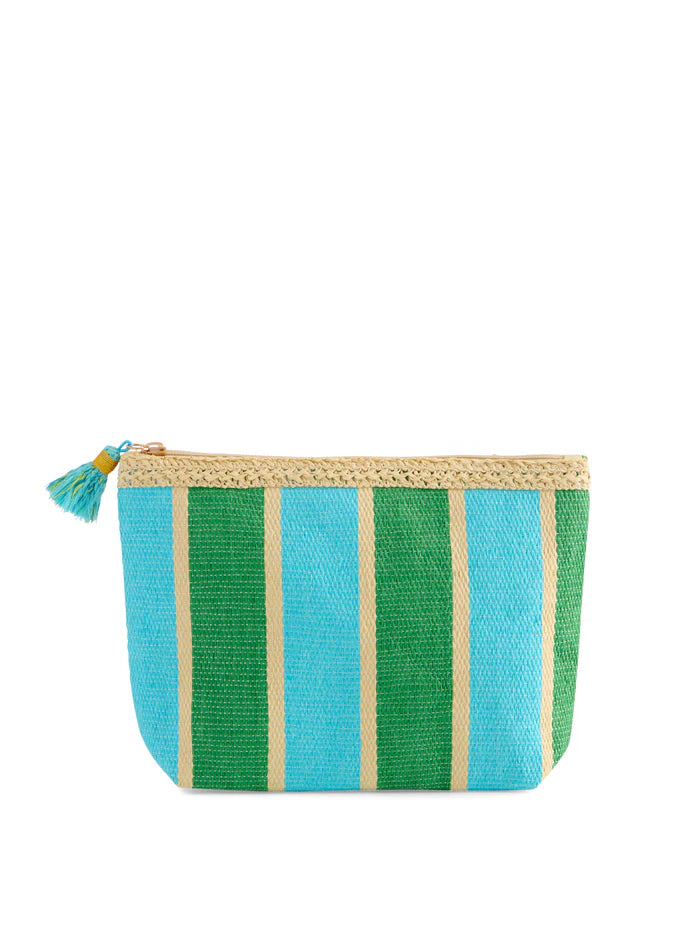 Shiraleah Turquoise Capri Zip Pouch