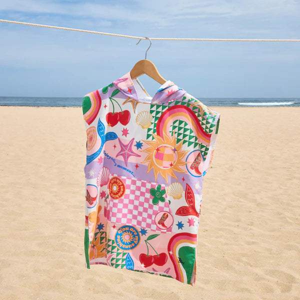 Dock & Bay Kid's Good Vibes Poncho