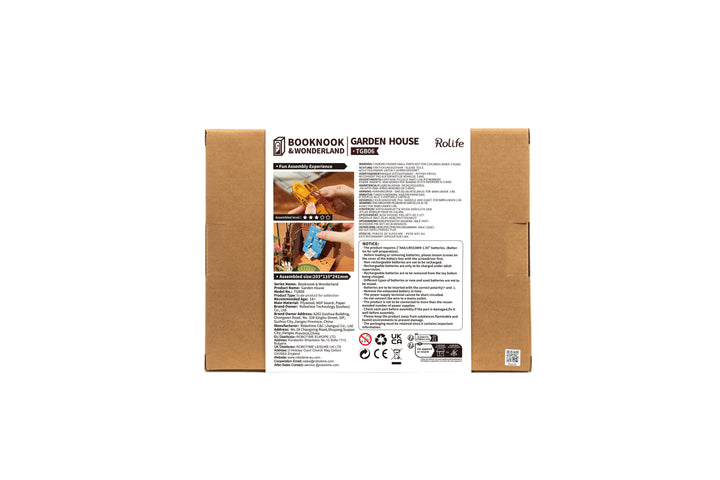 Robotime DIY Book Nook Garden House