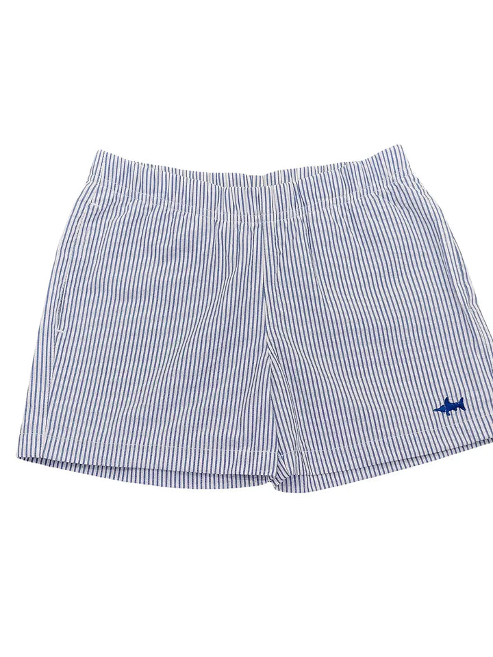 Saltwater Boys Co Kid's Naples Seersucker Shorts