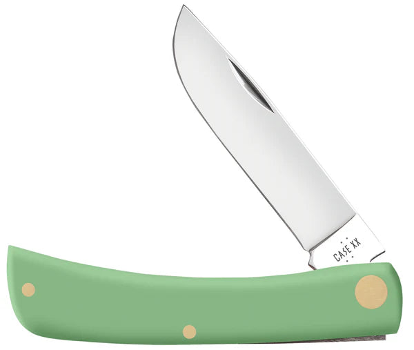 Case Knives Smooth Mint Green Synthetic Sod Buster® Jr