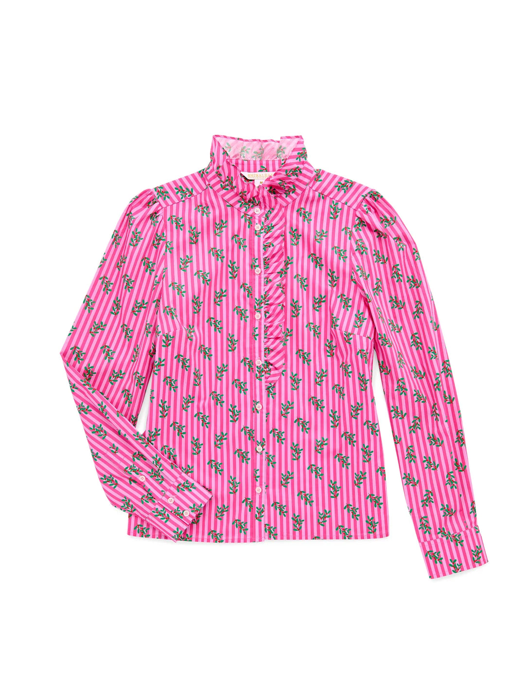 Shiraleah Holly Ruffle Pink Blouse