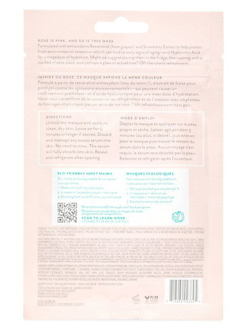 Patchology Rosé Sheet Mask