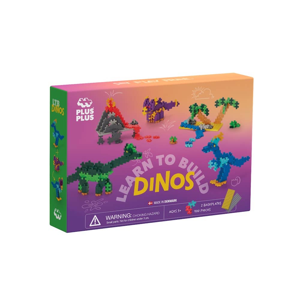 Plus-Plus USA Learn To Build Dinosaurs