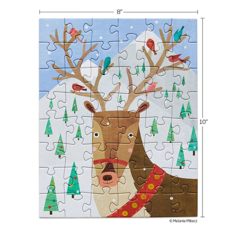 Werkshoppe - Snax Size 48 Piece Jigsaw Puzzle - Reindeer and Friends