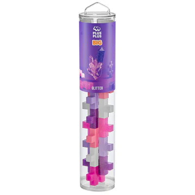 Plus-Plus Big Glitter 15-Piece Tube