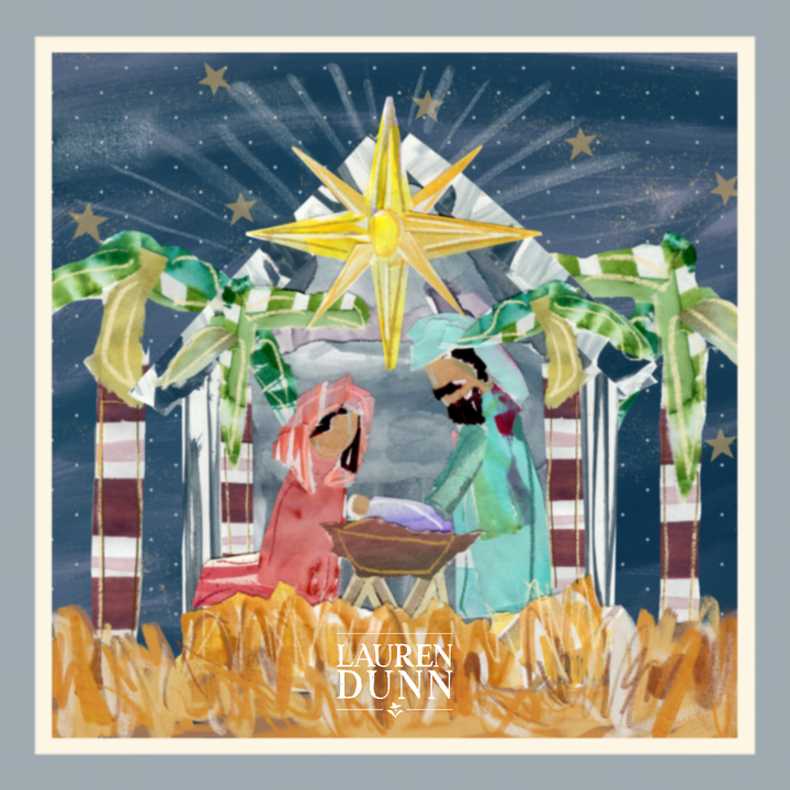 Lauren Dunn The Advent Story Set + Acrylic Display Tree