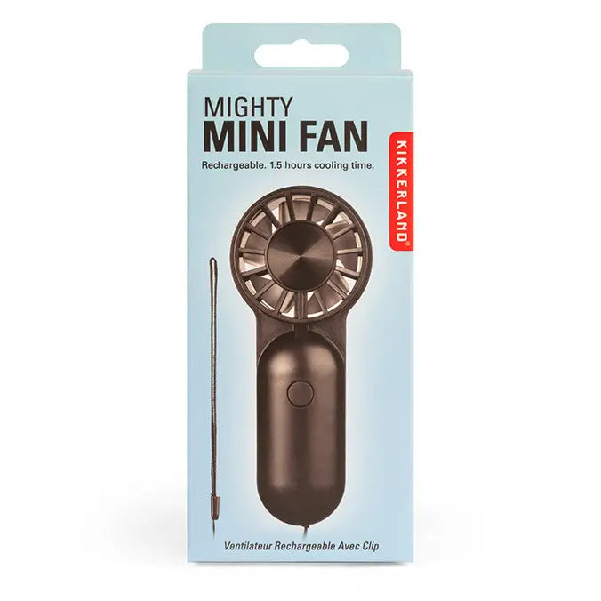 Kikkerland Design Mighty Mini Fan