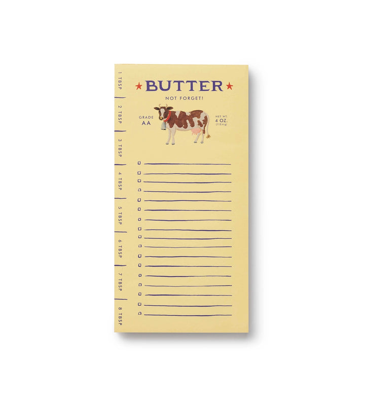 Rifle Paper Co. Butter Not Forget Market Pad