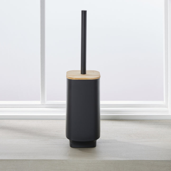 Aspen Black Toilet Brush Holder