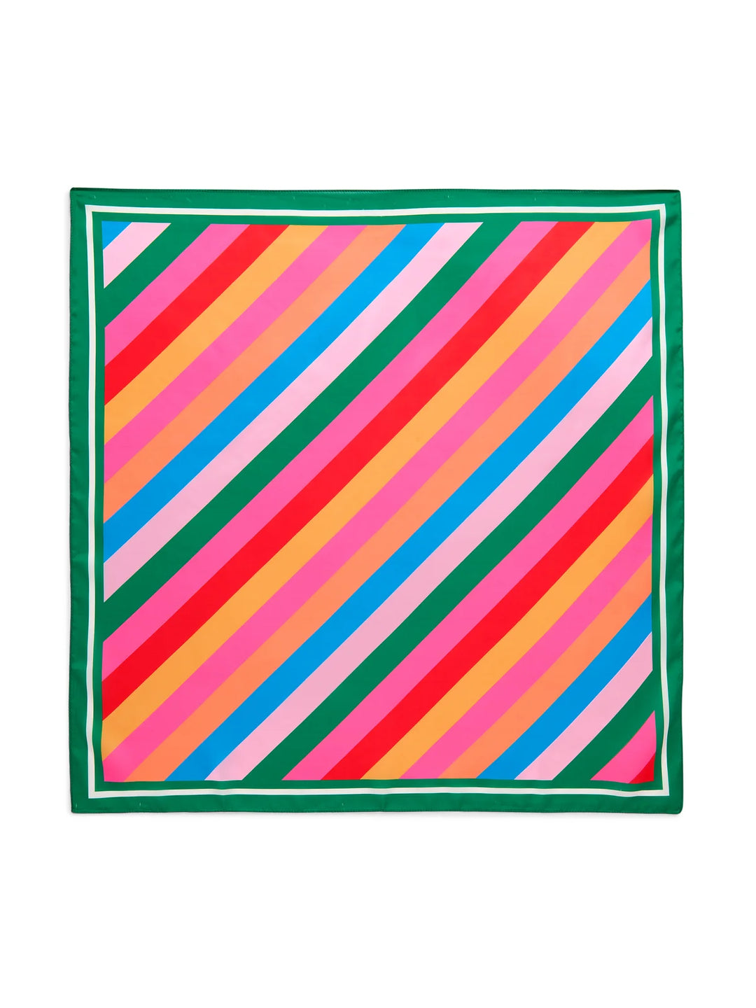 Shiraleah Festive Stripe Square Scarf