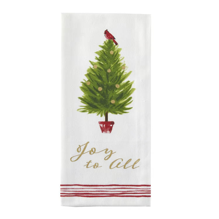 Holiday Tree "Joy" Dishtowel